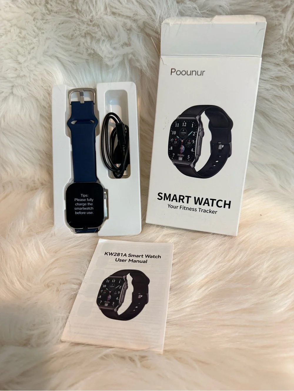 Smart Watch KW281A in Dark Blue - Fitness Tracker